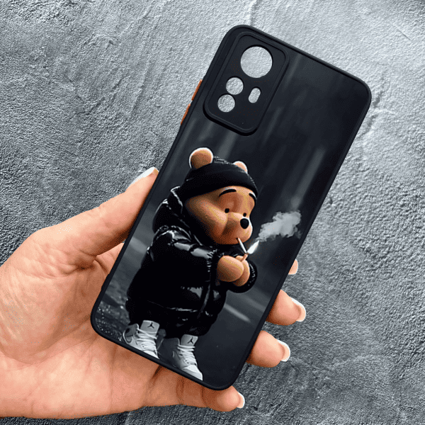 Чохол для Xiaomi 12 / 12x / 12s з захистом камери з ведмедиком Вінні