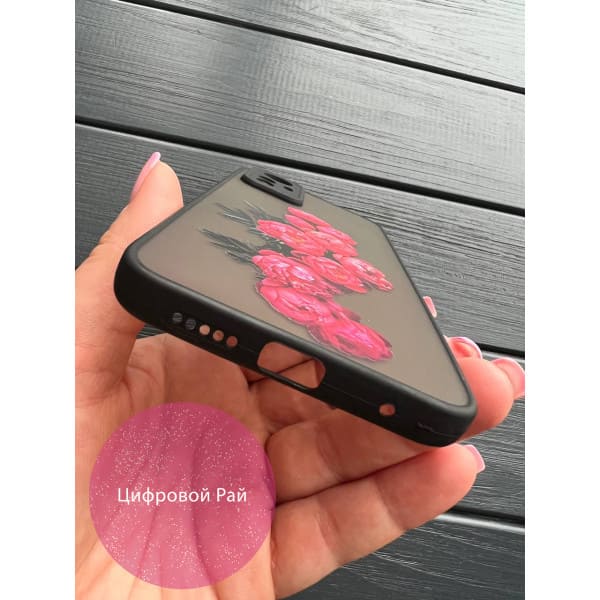Чохол для Xiaomi 12 / 12x / 12s з захистом камери з квітами червоні півонії