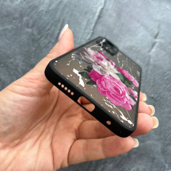 Чохол для Xiaomi 12 / 12x / 12s з захистом камери з квітами півонії класичні