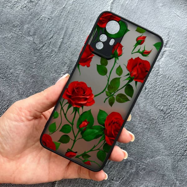 Чохол для Xiaomi 12 / 12x / 12s з захистом камери з квітами червоні троянди