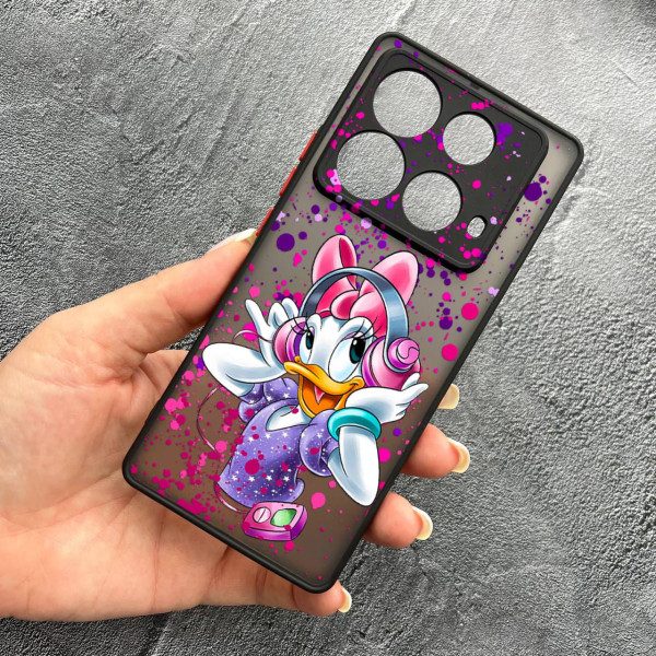 Чехол для Infinix Note 40 4G с защитой камеры детский с Дейзи