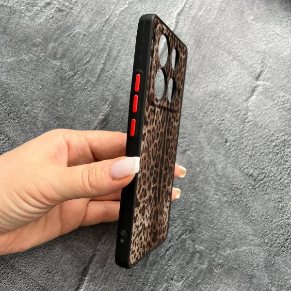 Чехол для Infinix Note 40 4G с защитой камеры с леопардом классическим