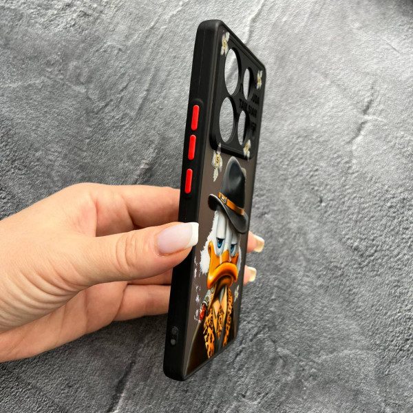 Чехол для Infinix Note 40 4G с защитой камеры с Дональдом Даком