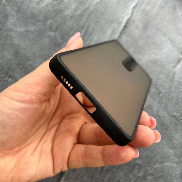 Чехол для Xiaomi Redmi Mi 9T / Mi 9T Pro / K20 / K20 Pro с защитой камеры матовый пластик без дизайна с черным бортиком