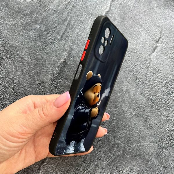 Чохол для Xiaomi Redmi Note 10 4G / Note 10s / Xiaomi Poco M5s з захистом камери з ведмедиком Вінні