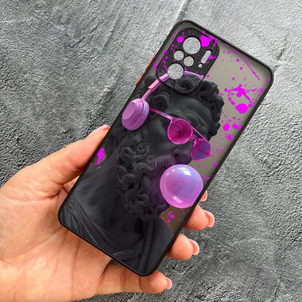 Чехол для Xiaomi Redmi Note 10 4G / Note 10s / Xiaomi Poco M5s с защитой камеры с греческой скульптурой Давид