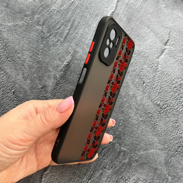 Чехол для Xiaomi Redmi Note 10 4G / Note 10s / Xiaomi Poco M5s с защитой камеры с вышиванкой Донеччина