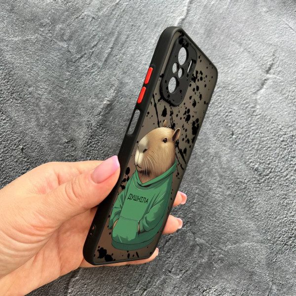 Чохол для Xiaomi Redmi Note 10 4G / Note 10s / Xiaomi Poco M5s з захистом камери з капібарою