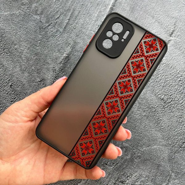 Чохол для Xiaomi Redmi Note 10 4G / Note 10s / Xiaomi Poco M5s з захистом камери з вишиванкою Київщина