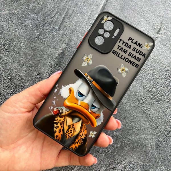 Чохол для Xiaomi Redmi Note 10 4G / Note 10s / Xiaomi Poco M5s з захистом камери з Дональдом Даком