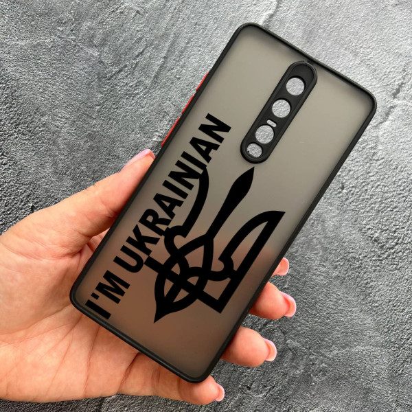 Чехол для Xiaomi Mi 9T / Mi 9T Pro / Redmi K20 / K20 Pro патриотический с защитой камеры I`m Ukrainian