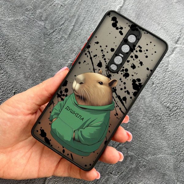 Чехол для Xiaomi Mi 9T / Mi 9T Pro / Redmi K20 / K20 Pro с защитой камеры с капибарой