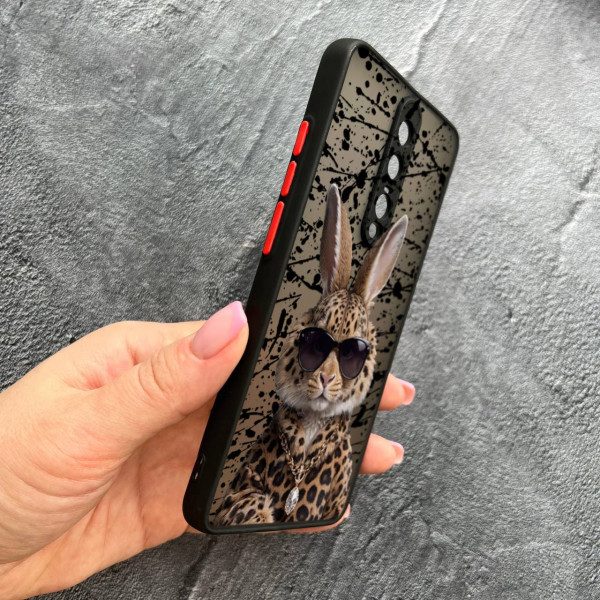 Чехол для Xiaomi Mi 9T / Mi 9T Pro / Redmi K20 / K20 Pro с защитой камеры с зайцем в леопарде
