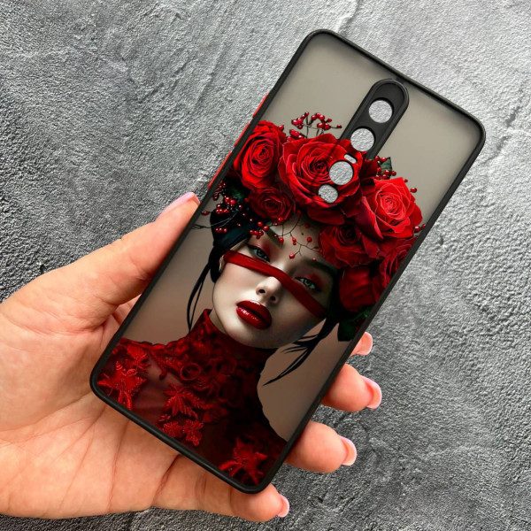 Чехол для Xiaomi Mi 9T / Mi 9T Pro / Redmi K20 / K20 Pro с защитой камеры с девочкой и лентой