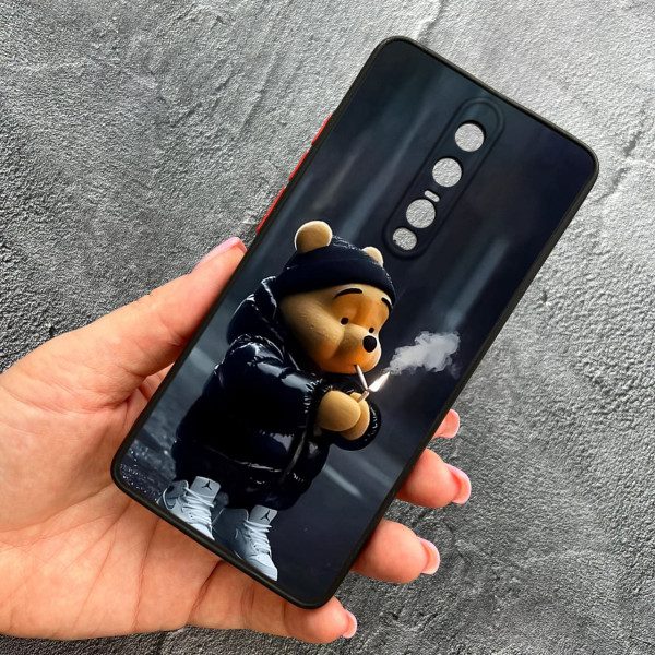 Чохол для Xiaomi Mi 9T / Mi 9T Pro / Redmi K20 / K20 Pro з захистом камери з ведмедиком Вінні