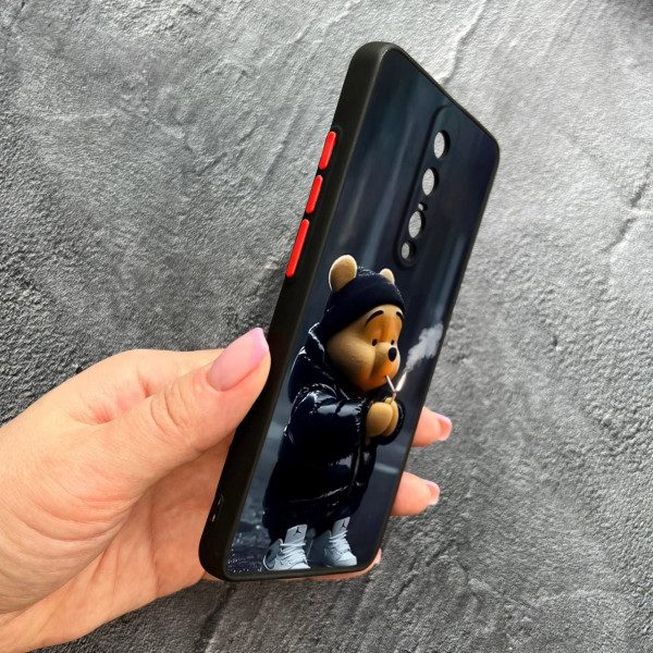 Чохол для Xiaomi Mi 9T / Mi 9T Pro / Redmi K20 / K20 Pro з захистом камери з ведмедиком Вінні