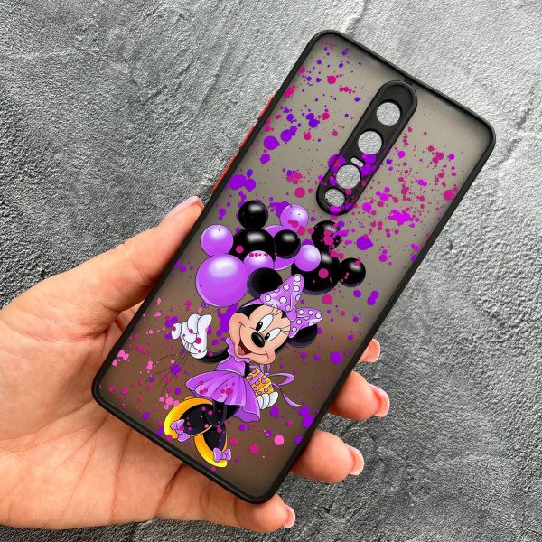 Чехол для Xiaomi Mi 9T / Mi 9T Pro / Redmi K20 / K20 Pro с защитой камеры детский с Минни Маус и воздушными шариками