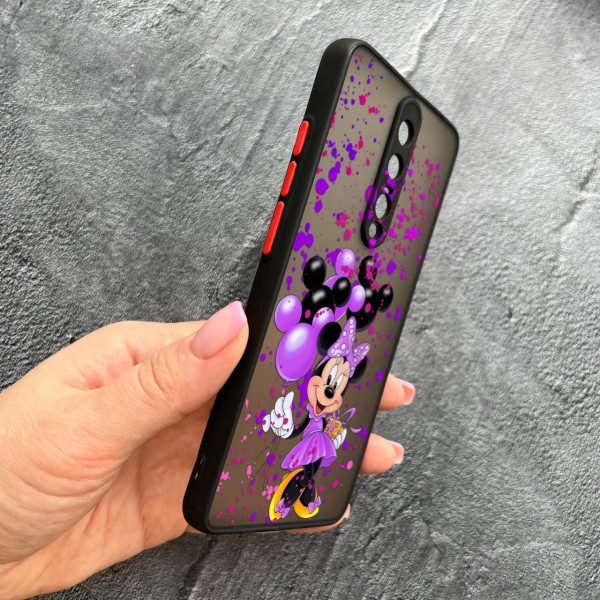 Чехол для Xiaomi Mi 9T / Mi 9T Pro / Redmi K20 / K20 Pro с защитой камеры детский с Минни Маус и воздушными шариками