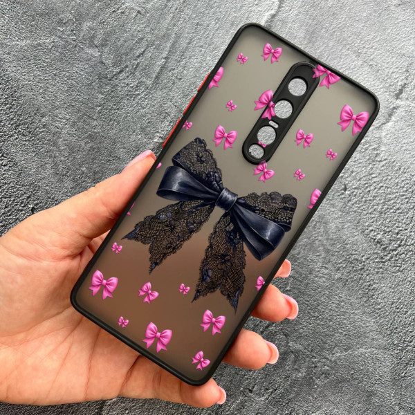 Чехол для Xiaomi Mi 9T / Mi 9T Pro / Redmi K20 / K20 Pro с защитой камеры с бантиком