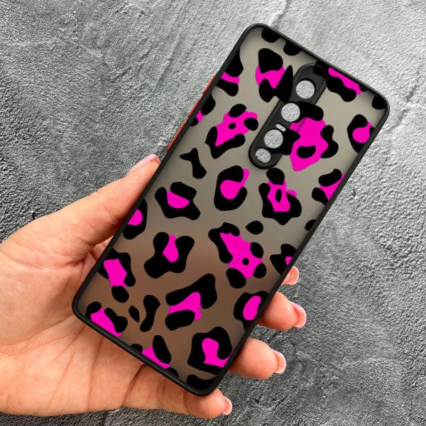 Чехол для Xiaomi Mi 9T / Mi 9T Pro / Redmi K20 / K20 Pro с защитой камеры с леопардом розовым