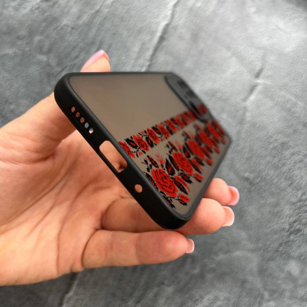 Чехол для Xiaomi Redmi 10С / Xiaomi Poco C40 с защитой камеры с вышиванкой Донеччина