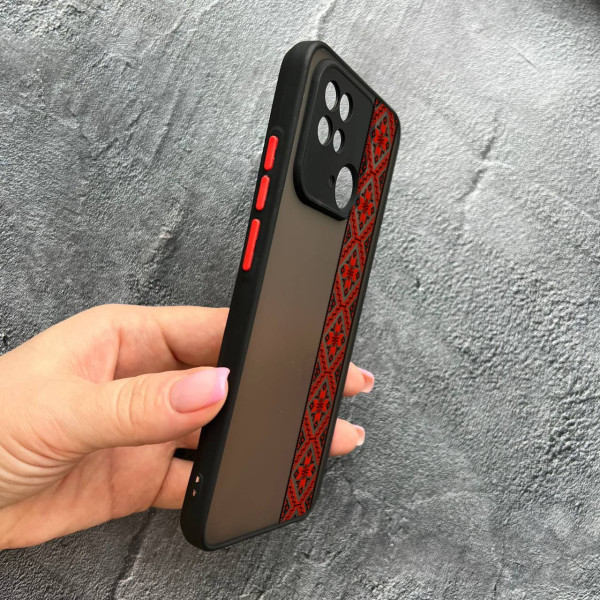 Чохол для Xiaomi Redmi 10С / Xiaomi Poco C40 із захистом камери з вишиванкою Київщина