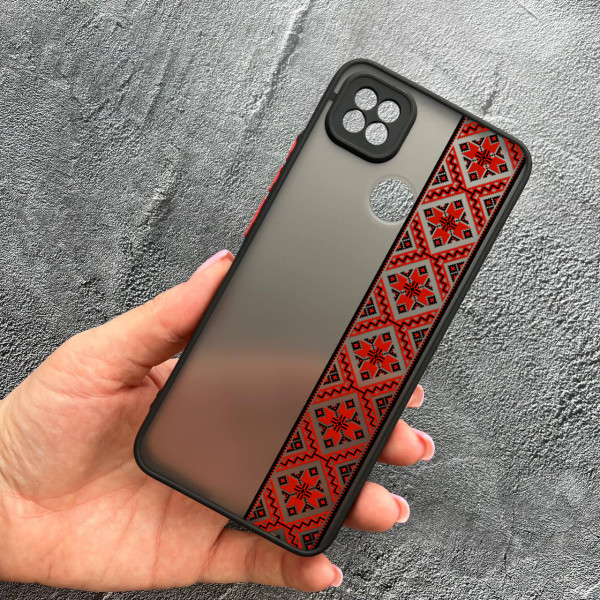 Чохол для Xiaomi Redmi 10A / Redmi 9C з захистом камери з вишиванкою Київщина