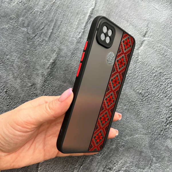 Чохол для Xiaomi Redmi 10A / Redmi 9C з захистом камери з вишиванкою Київщина