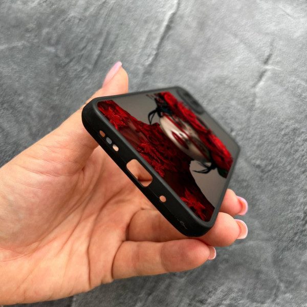Чехол для Xiaomi Redmi 10A / Redmi 9C с защитой камеры с девочкой и лентой