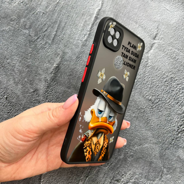 Чохол для Xiaomi Redmi 10A / Redmi 9C з захистом камери з Дональдом Даком