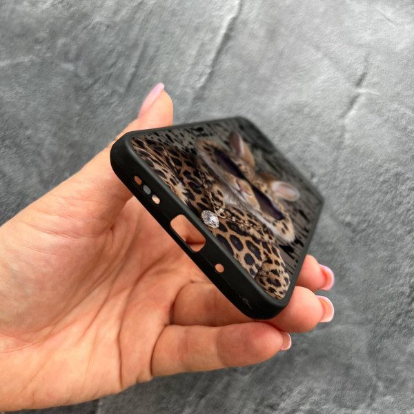 Чехол для Xiaomi Redmi 10A / Redmi 9C с защитой камеры с зайцем в леопарде