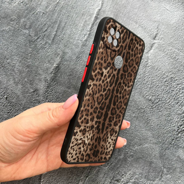 Чохол для Xiaomi Redmi 10A / Redmi 9C з захистом камери з леопардом класичним