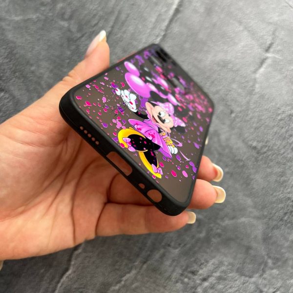 Чехол для Tecno Spark 8c / Spark Go 2022 с защитой камеры с Минни Маус и воздушными шарами