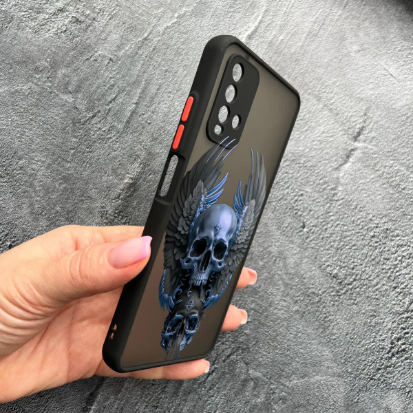 Чохол для Xiaomi Redmi 9T з захистом камери з черепом та крилами