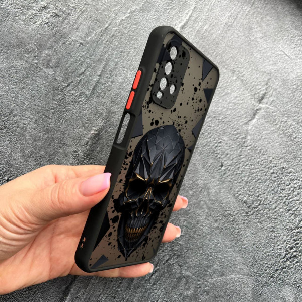 Чохол для Xiaomi Redmi 9T з захистом камери з черепом у кубі