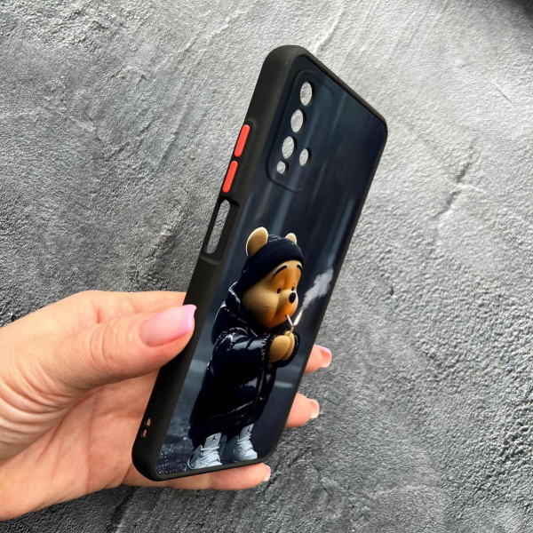 Чохол для Xiaomi Redmi 9T з захистом камери з ведмедиком Вінні