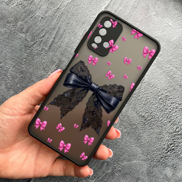 Чохол для Xiaomi Redmi 9T з захистом камери з бантиком
