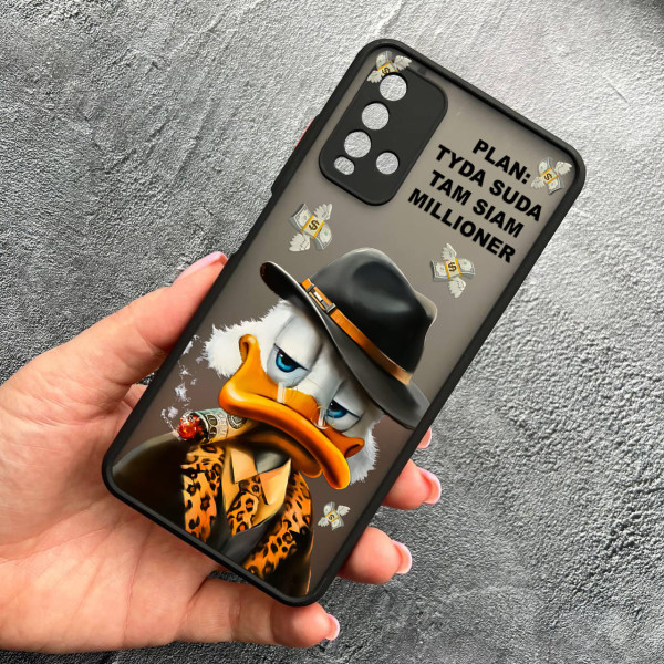Чохол для Xiaomi Redmi 9T з захистом камери з Дональдом Даком