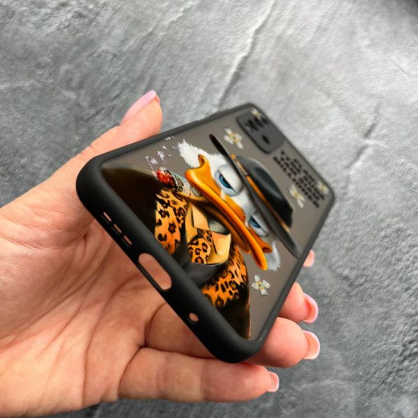 Чехол для Xiaomi Redmi 9T с защитой камеры с Дональдом Даком