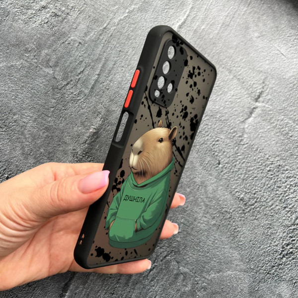 Чохол для Xiaomi Redmi 9T з захистом камери з капібарою