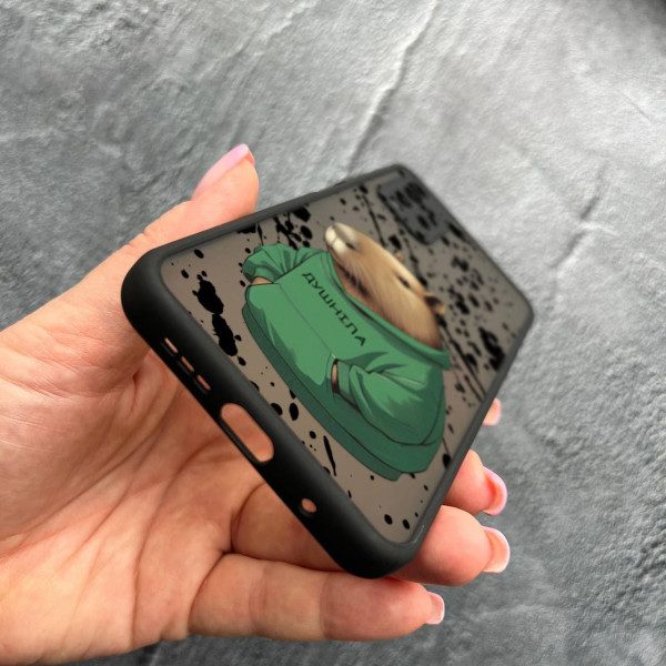 Чехол для Xiaomi Redmi 9T с защитой камеры с капибарой