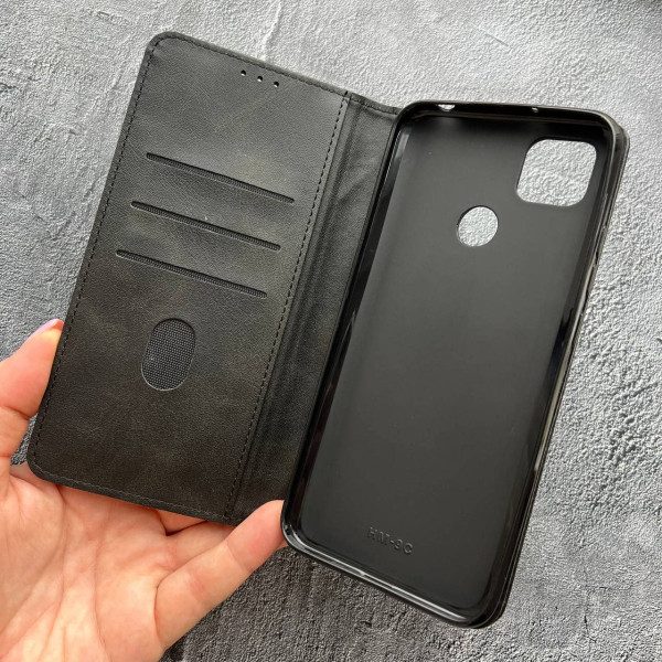 Чехол-книга для Xiaomi Redmi 10A / Redmi 9C черная книга