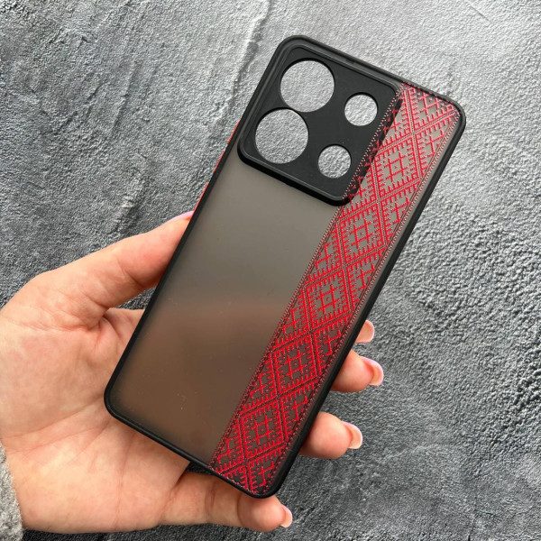 Чохол для Xiaomi Redmi Note 13 Pro 5G з захистом камери з вишиванкою Рівненщина з покриттям лаку
