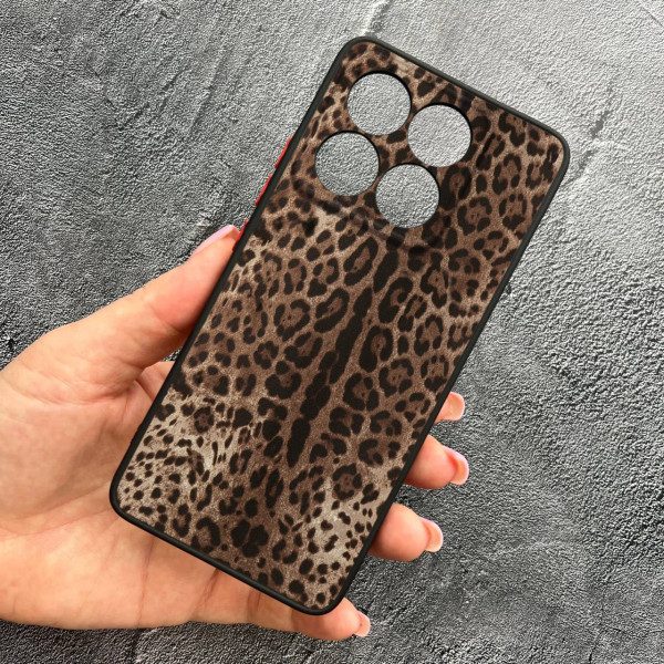 Чехол для Xiaomi 14T с защитой камеры с леопардом классическим