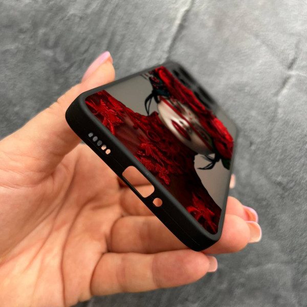 Чехол для Xiaomi 14T с защитой камеры с девочкой и лентой