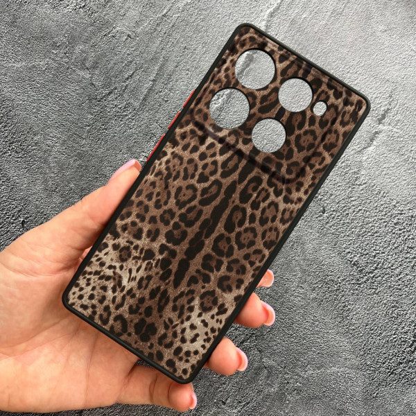 Чехол для Infinix Note 40 Pro X6850 с защитой камеры с леопардом классическим