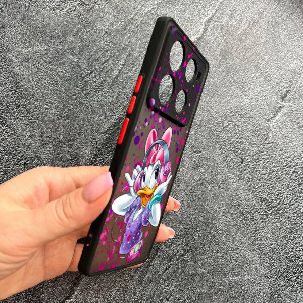 Чехол для Infinix Note 40 Pro X6850 с защитой камеры детский с Дейзи