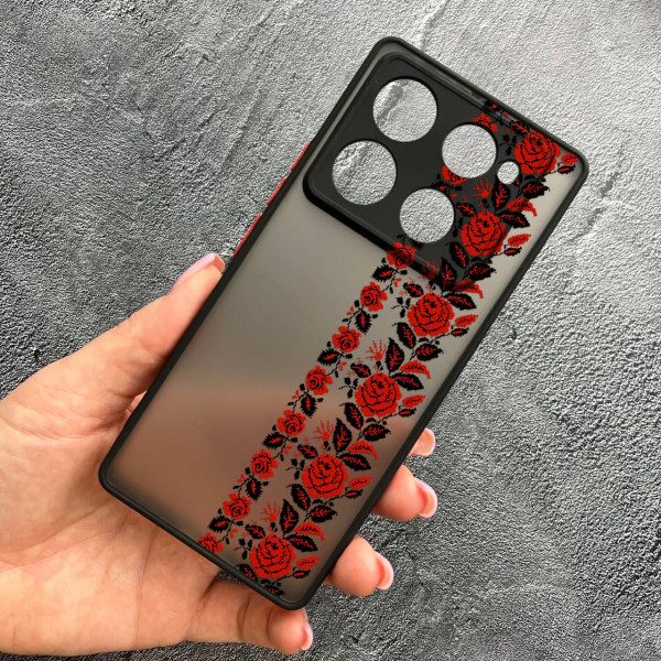 Чехол для Infinix Note 40 Pro X6850 с защитой камеры с вышиванкой Донеччина