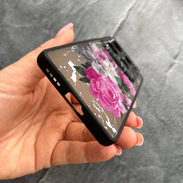 Чехол для Infinix Note 40 Pro X6850 с защитой камеры с цветами пионы классические