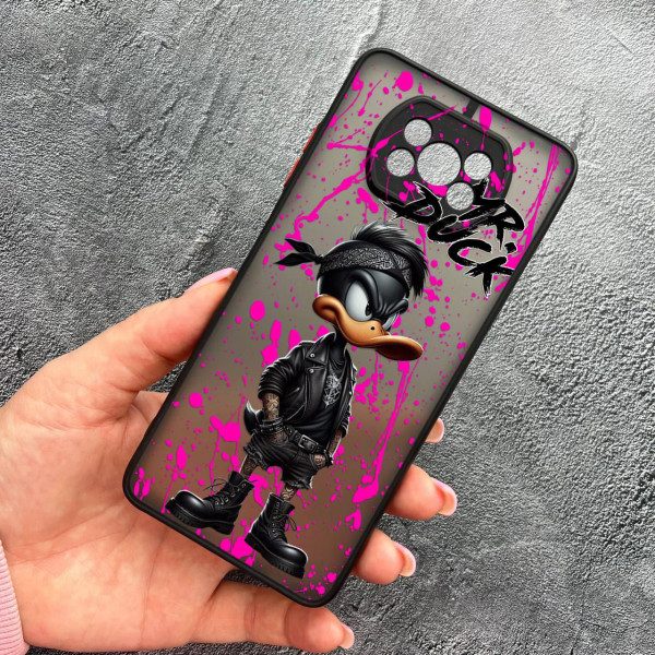 Чехол для Xiaomi Poco X3 NFC / Poco X3 Pro с защитой камеры с Мистер Даком
